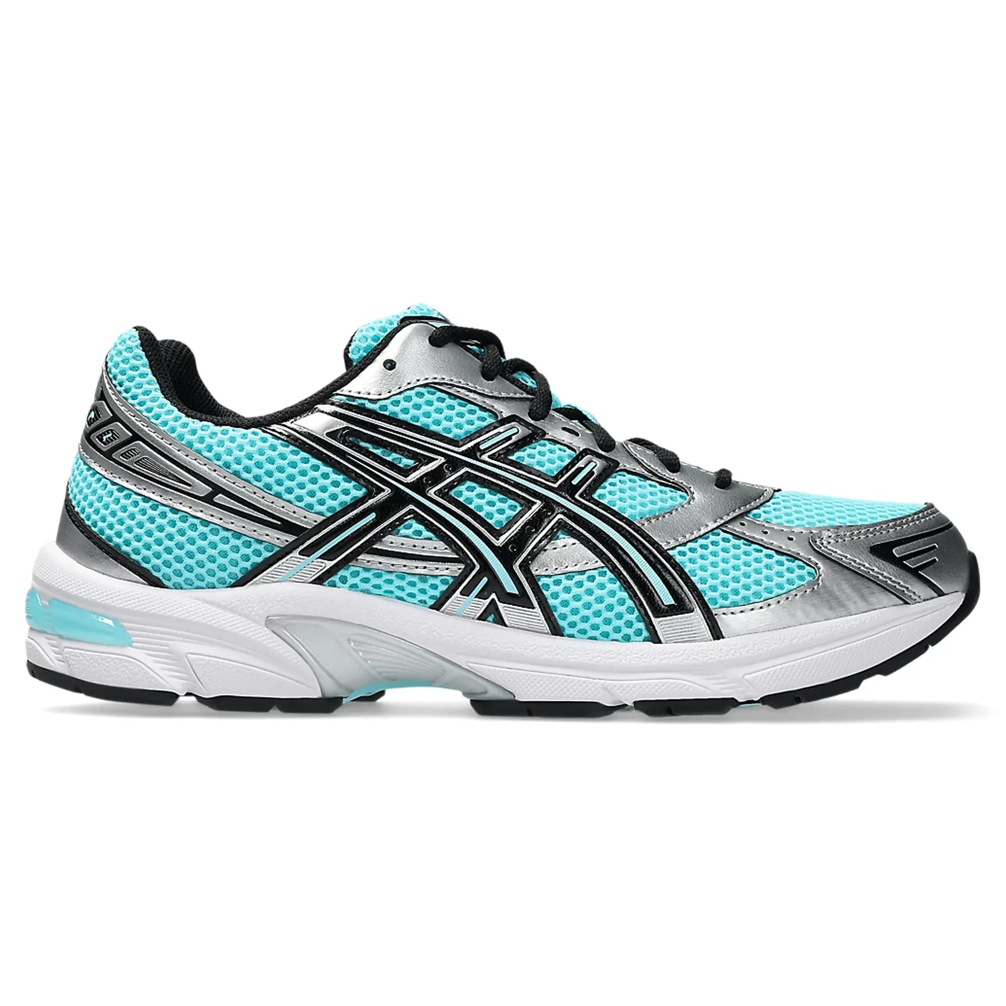 Side View of Asics Gel-1130 Larimar Blue Silver 1203A609-400
